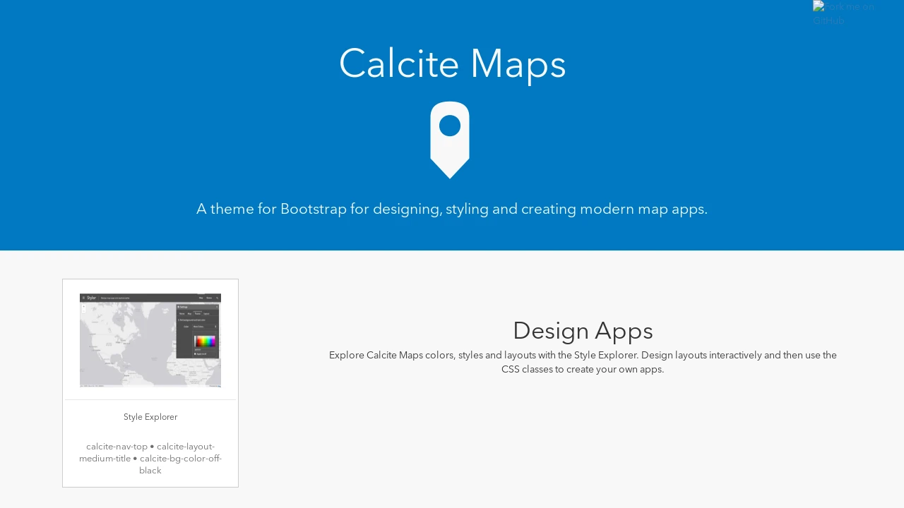 Calcite Maps: Calcite Maps: Modern map app design with Bootstrap ...